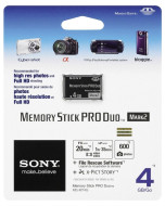 Карта памяти Sony Memory Stick PRO DUO 4GB Mark2